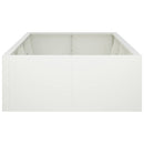 vidaXL Támfal 8 db 300 x 100 x 30 cm Acél Fehér