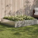 vidaXL Támfal 8 db 300 x 100 x 30 cm Rozsdamentes Acél Ezüst