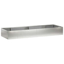 vidaXL Támfal 8 db 300 x 100 x 30 cm Rozsdamentes Acél Ezüst