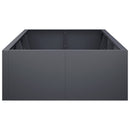 vidaXL Támfal 8 db 300 x 100 x 40 cm Acél Antracitszürke