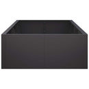 vidaXL Támfal 8 db 300 x 100 x 50 cm Acél Fekete