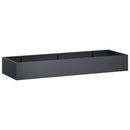 vidaXL Támfal 8 db 300 x 100 x 50 cm Acél Antracitszürke