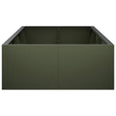 vidaXL Támfal 8 db 300 x 100 x 50 cm Acél Olajzöld
