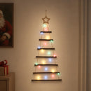 vidaXL Akasztható karácsonyfa 90 cm 30 LED Többszínű