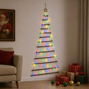 vidaXL Akasztható karácsonyfa 180 cm 100 LED Többszínű