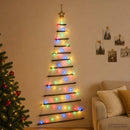 vidaXL Akasztható karácsonyfa 180 cm 100 LED Többszínű