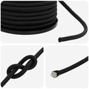 vidaXL Bungee Kötél 4 mm Fekete PP és gumi