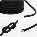 vidaXL Bungee Kötél 6 mm Fekete PP és gumi