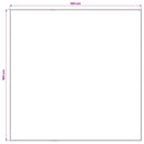 vidaXL Szőnyeg ORIZ Fekete gyémánt minta 160 x 160 cm 100% poliészter