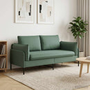 vidaXL Kétüléses Kanapé Tengeri Zöld 188 x 81 x 89 cm Bársony