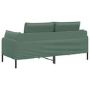 vidaXL Kétüléses Kanapé Tengeri Zöld 188 x 81 x 89 cm Bársony