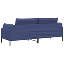 vidaXL 3-Fős kanapé Rendőrségi kék 222 x 81 x 89 cm Bársony