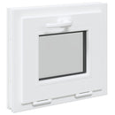 vidaXL Dönthető pinceablak RISOR 45 x 40 cm PVC és átlátszó síküveg