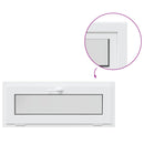 vidaXL Dönthető pinceablak RISOR 105 x 40 cm PVC és átlátszó síküveg