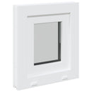 vidaXL Dönthető pinceablak RISOR 40 x 45 cm PVC és átlátszó síküveg