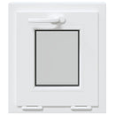 vidaXL Dönthető pinceablak RISOR 40 x 45 cm PVC és átlátszó síküveg