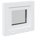 vidaXL Dönthető pinceablak RISOR 50 x 45 cm PVC és átlátszó síküveg