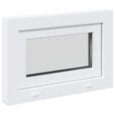 vidaXL Dönthető pinceablak RISOR 60 x 45 cm PVC és átlátszó síküveg