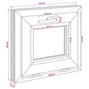 vidaXL Dönthető pinceablak RISOR 45 x 40 cm PVC és átlátszó síküveg