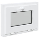 vidaXL Dönthető pinceablak RISOR 50 x 40 cm PVC és átlátszó síküveg