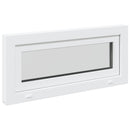 vidaXL Dönthető pinceablak RISOR 95 x 40 cm PVC és átlátszó síküveg