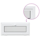 vidaXL Dönthető pinceablak RISOR 95 x 40 cm PVC és átlátszó síküveg