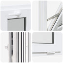 vidaXL Dönthető pinceablak RISOR 40 x 45 cm PVC és átlátszó síküveg
