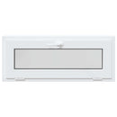 vidaXL Dönthető pinceablak RISOR 105 x 45 cm PVC és átlátszó síküveg