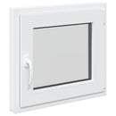 vidaXL Pinceablak RISOR 60 x 50 cm PVC és Üveg