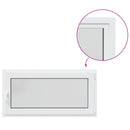 vidaXL Pinceablak RISOR 120 x 50 cm PVC és Üveg