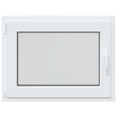 vidaXL Pinceablak RISOR 80 x 55 cm PVC és Üveg
