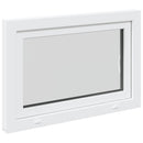 vidaXL Pinceablak RISOR 90 x 55 cm PVC és Üveg