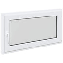 vidaXL Pinceablak RISOR 110 x 55 cm PVC és Üveg