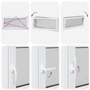 vidaXL Pinceablak RISOR 50 x 55 cm PVC és Üveg