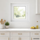 vidaXL Pinceablak RISOR 70 x 70 cm PVC és Üveg