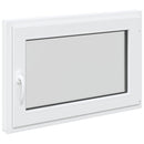 vidaXL Pinceablak RISOR 95 x 50 cm PVC és Üveg