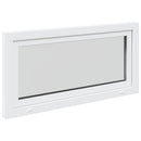 vidaXL Pinceablak RISOR 120 x 50 cm PVC és Üveg