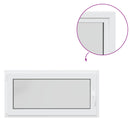 vidaXL Pinceablak RISOR 120 x 50 cm PVC és Üveg