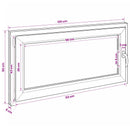 vidaXL Pinceablak RISOR 120 x 50 cm PVC és Üveg
