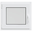 vidaXL Pinceablak RISOR 60 x 55 cm PVC és Üveg