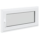 vidaXL Pinceablak RISOR 100 x 55 cm PVC és Üveg