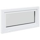 vidaXL Pinceablak RISOR 100 x 55 cm PVC és Üveg