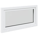 vidaXL Pinceablak RISOR 110 x 55 cm PVC és Üveg