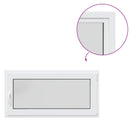 vidaXL Pinceablak RISOR 50 x 55 cm PVC és Üveg