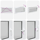 vidaXL Pinceablak RISOR 50 x 55 cm PVC és Üveg