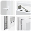 vidaXL Pinceablak RISOR 50 x 60 cm PVC és Üveg
