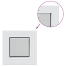 vidaXL Pince ablak RISOR 30 x 30 cm PVC és Üveg