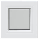 vidaXL Pince ablak RISOR 30 x 30 cm PVC és Üveg