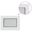 vidaXL Pince ablak RISOR 35 x 30 cm PVC és Üveg