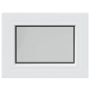 vidaXL Pince ablak RISOR 35 x 30 cm PVC és Üveg